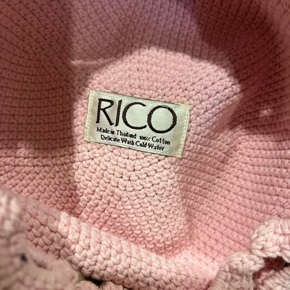 Head's Up by Rico Crochet Bucket Hat Flower Boho Festival Sun Hat